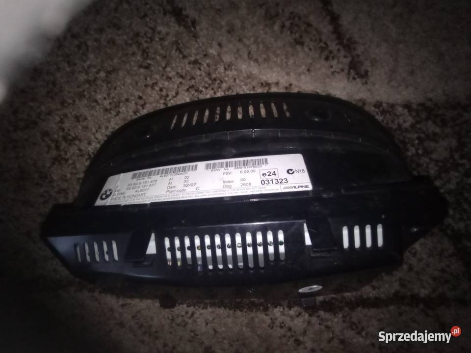 Wyświetlacz nawigacji BMW Alpine E60 E61 Karczmiska Pierwsze
