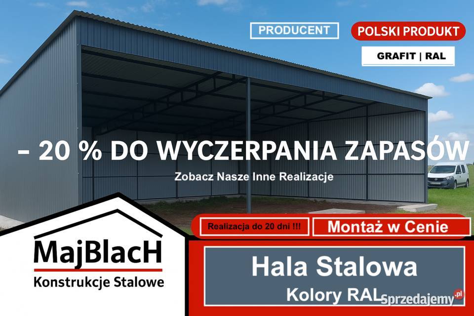 RABAT 15 TANIEJ WIATA OTWARTA GARAŻ BLASZANY Iława