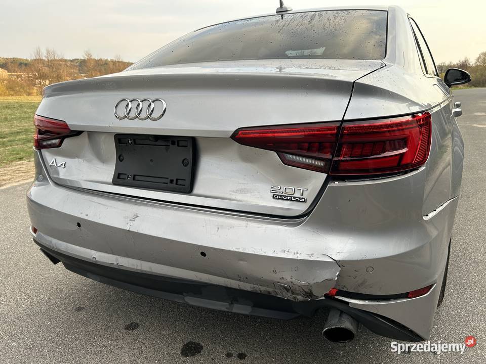 Audi A4 B9 2017 20 TFSI QUATTRO Samochody osobowe