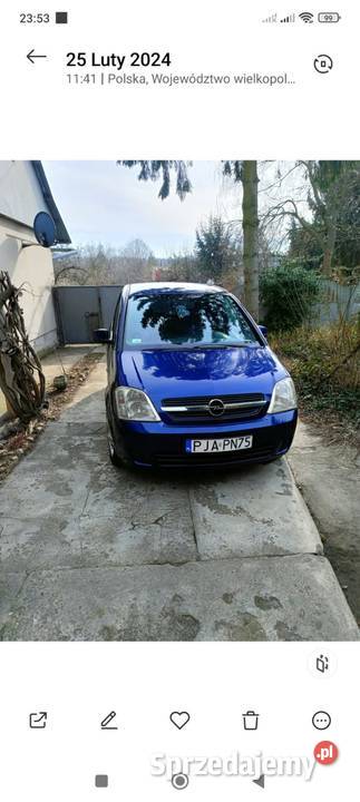 Opel Meriva A 14 twinport wielkopolskie