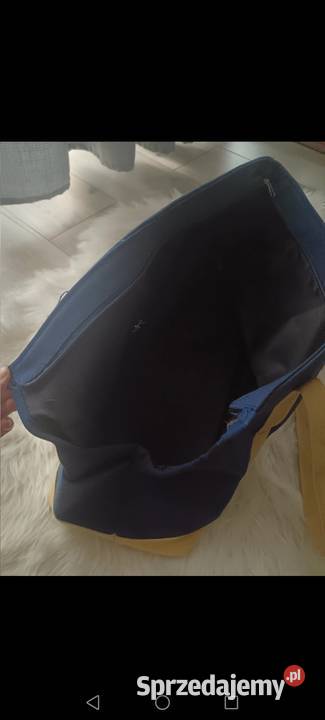 Torba do ręki granatowa duża Krosno