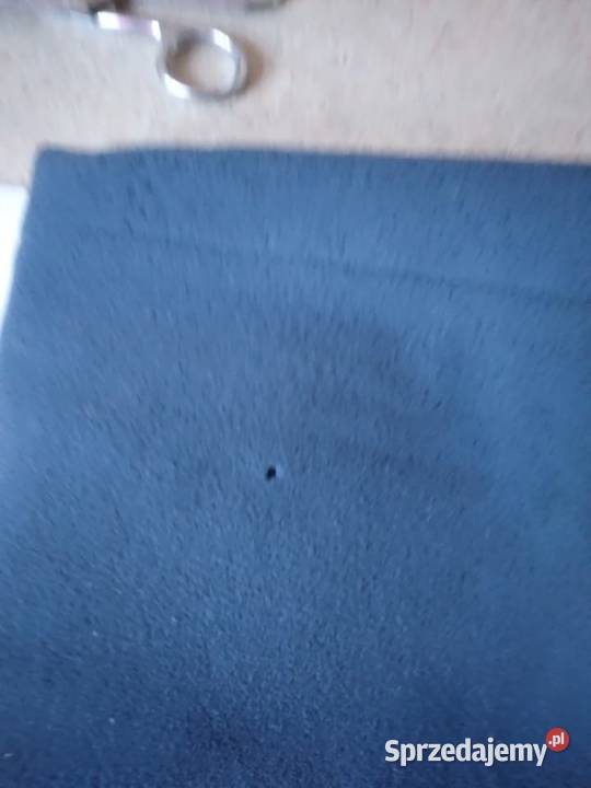 Długi granatowy płaszcz jesieńzima niebieski Wrocław