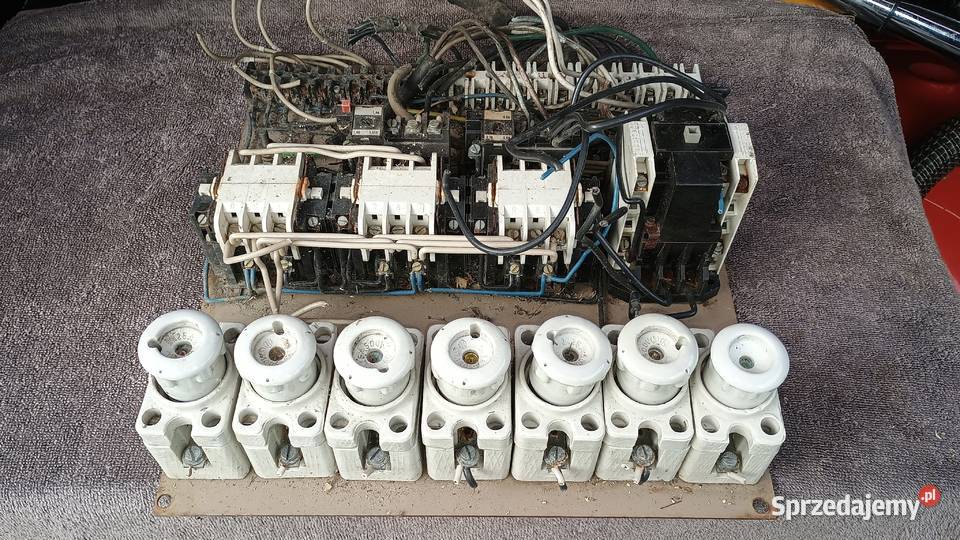 Płyta montażowa z aparaturą elektryczną Lubartów