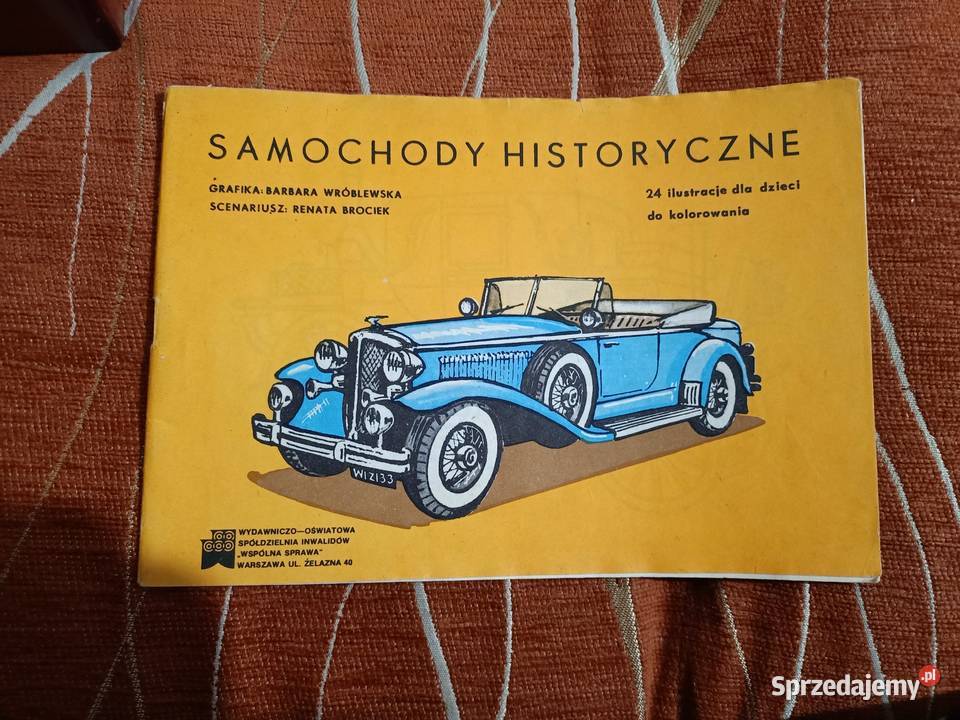 Samochody historyczne do kolorowania Poznań sprzedam