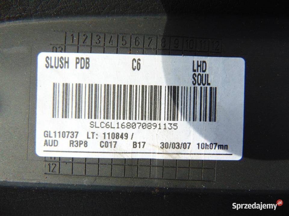 DESKA ROZDZIELCZA KONSOLA PEUGEOT A6 C6