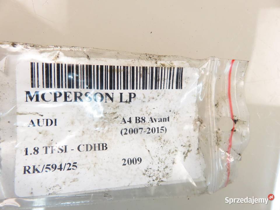 MCPERSON LEWY PRZEDNI AUDI A4 B8 18 TFSI małopolskie sprzedam