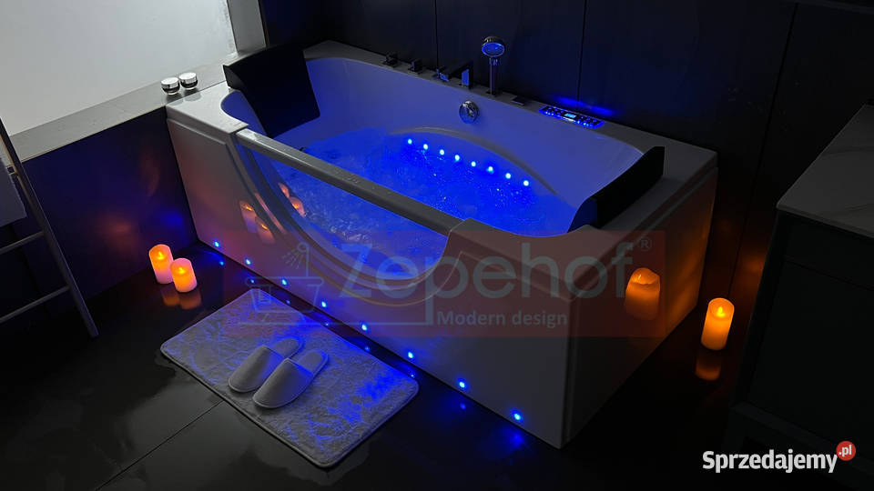 Wanna z hydromasażem C510 prostokątna