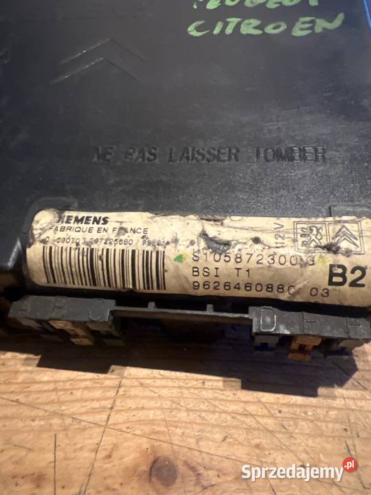Moduł bsi citroen peugeot 9626460880 osobowe wielkopolskie Margonin