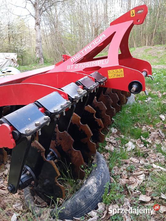 Brona talerzowa metanga bt270 małopolskie Zakliczyn sprzedam