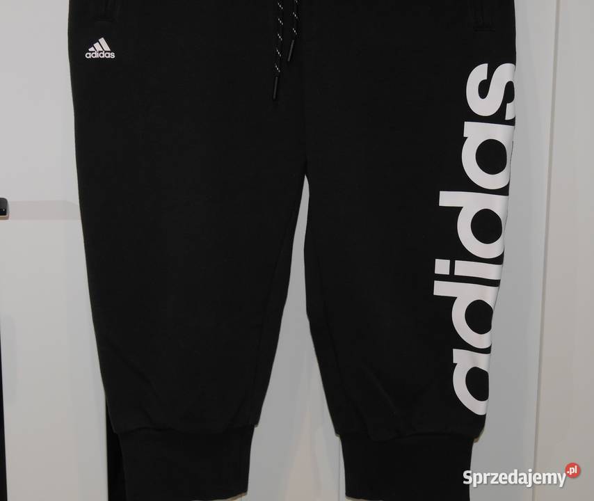 Adidas świetne spodenki kolano duże logo 36 S dolnośląskie Wrocław