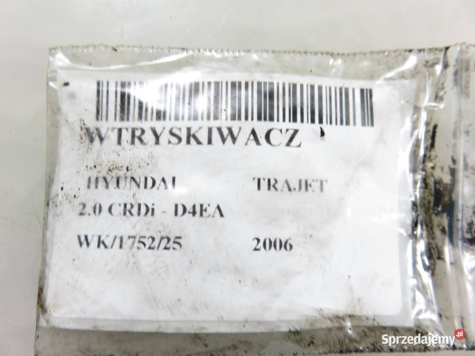 WTRYSKIWACZ HYUNDAI TRAJET 20 CRDi 113 osobowe