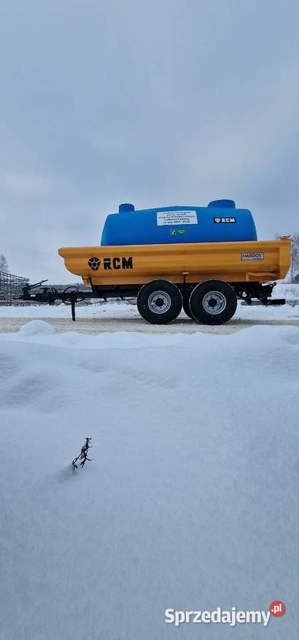 ZBIORNIK WODY PITNEJ przyczepa 5000 L dostępna Gołdap