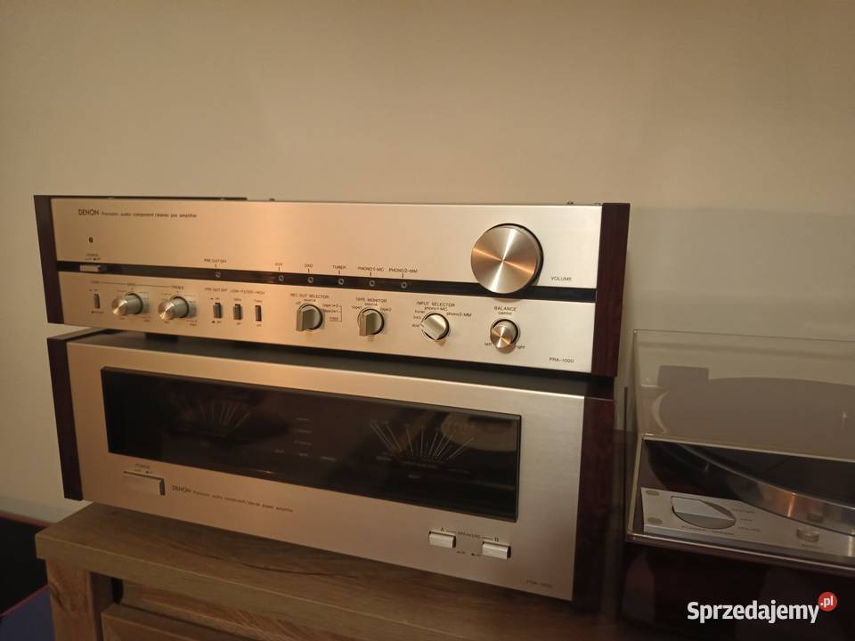 Zestaw audio Denon POA1500 PRA 1000 Wzmacniacze i pokrewne