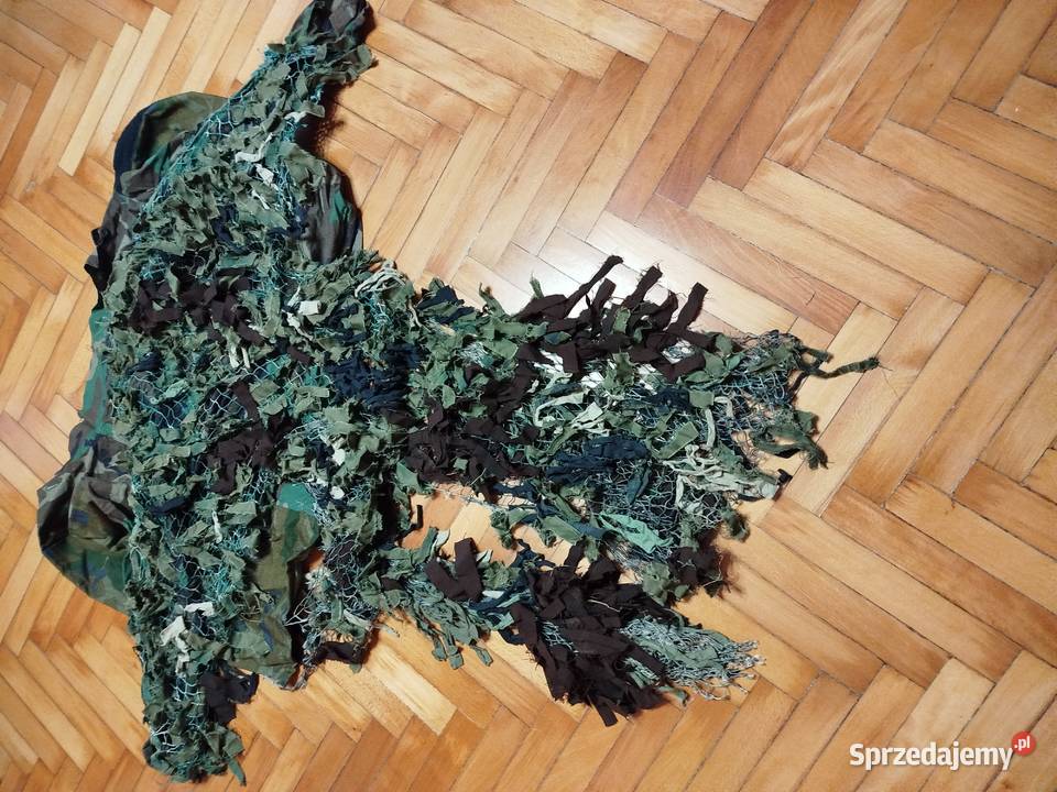 Kurtka polowa z naszytymi kawałkami siatki Kraków