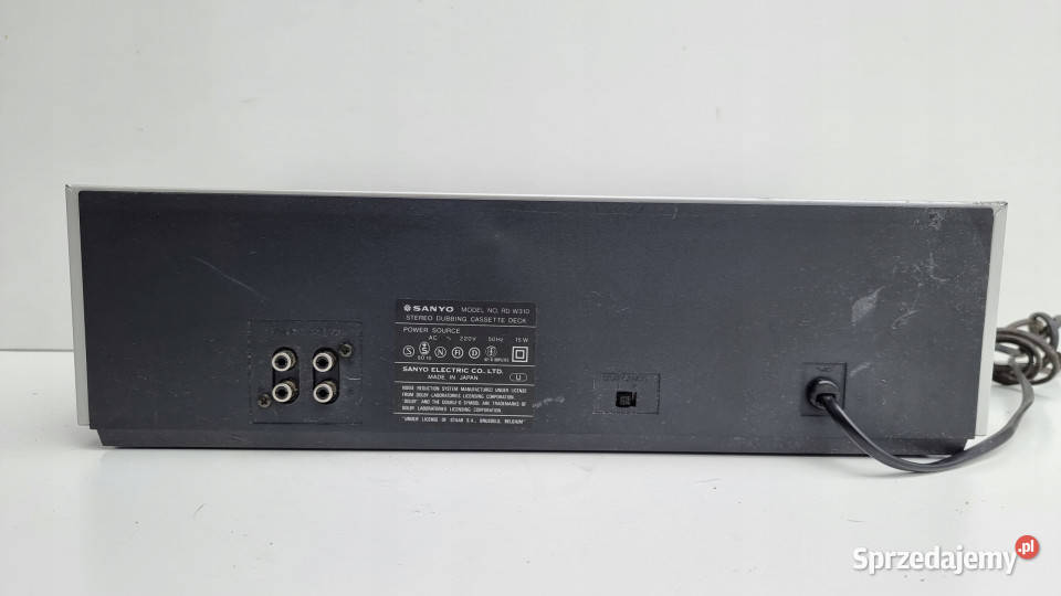 SANYO RD W 310 magnetofon cassette deck Międzychód sprzedam