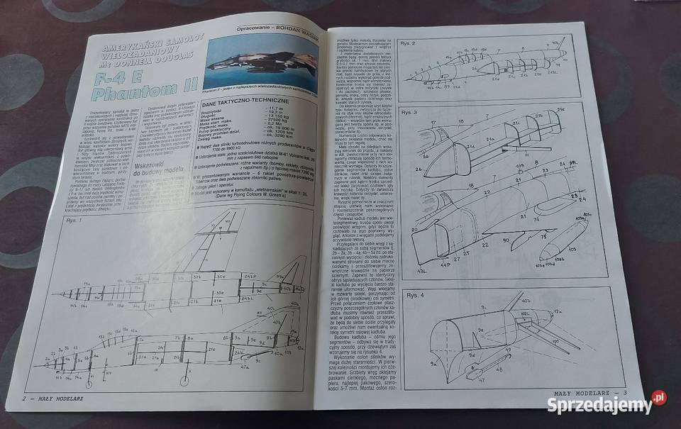 MM 122001 amerykański samolot F4 E Phantom II Częstochowa sprzedam