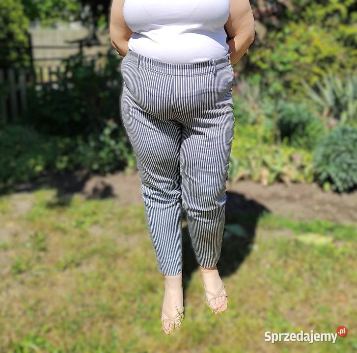 Spodnie HM 50 5XL plus size cygaretki w kant w sprzedam
