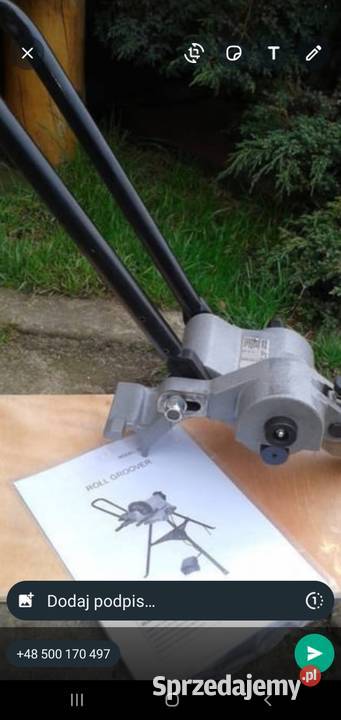 Rowkarka do rur typ Ridgid 916 Produkcja Żelechów sprzedam