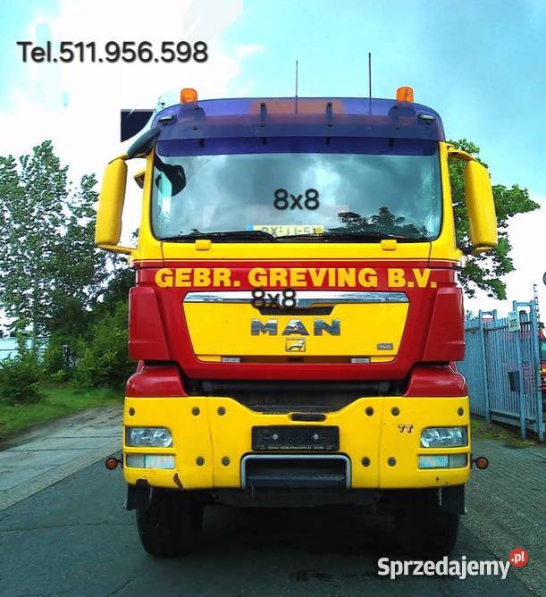 Wywrotka 8x8 MAN TGS Warszawa
