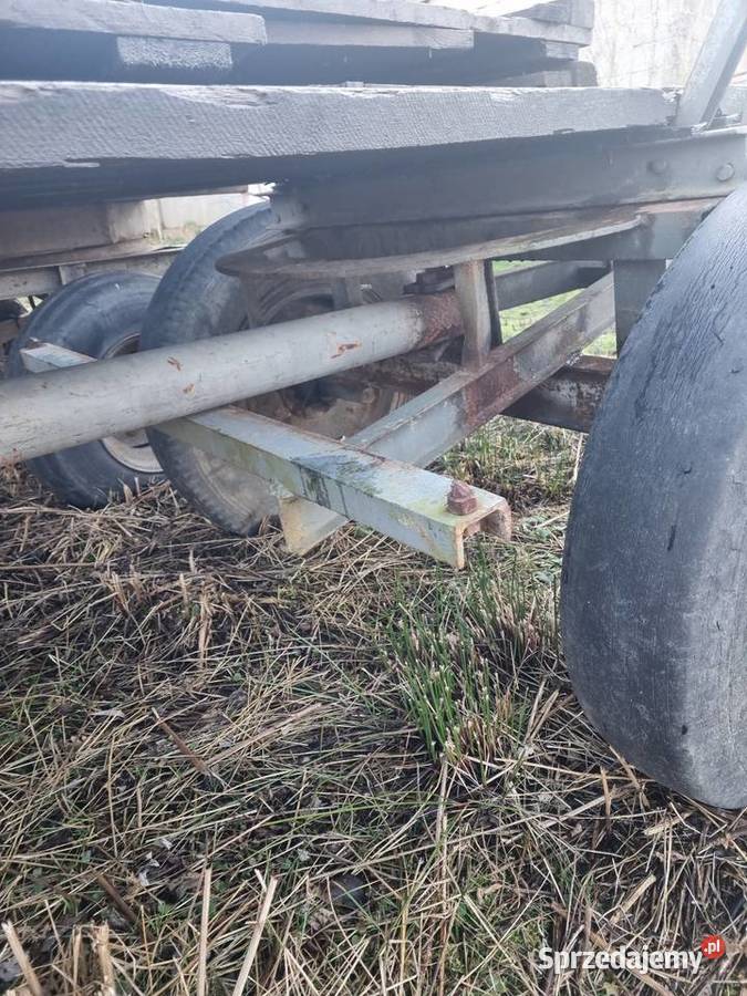 Wóz przyczepa do traktora nieuszkodzony Przyczepy rolnicze Wręczyca Wielka