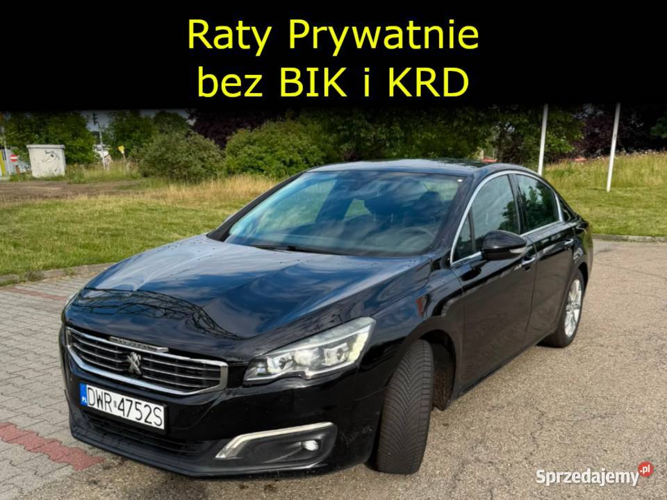 Peugeot 508 Raty Prywatnie Automat Czujniki lakier metallic Wrocław