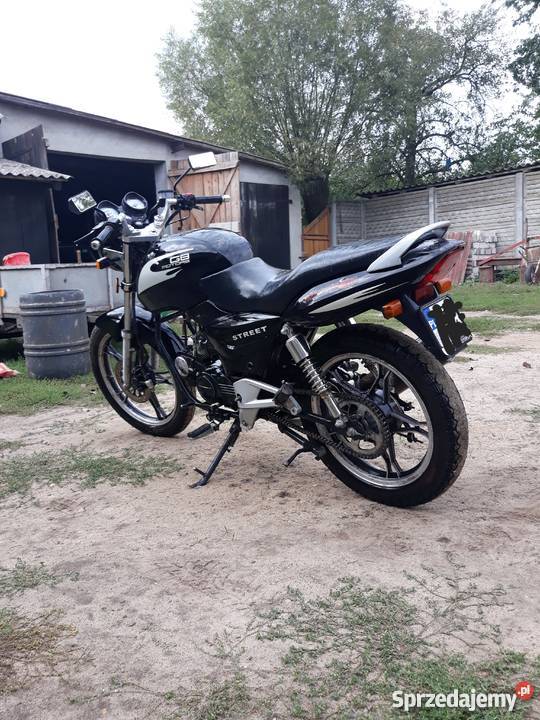 Sprzedam Gb Street 125 czarny łódzkie Rząśnia