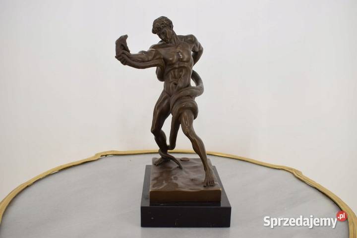 Atleta Walczący z Pytonem Walka z Wężem Figura małopolskie Kraków