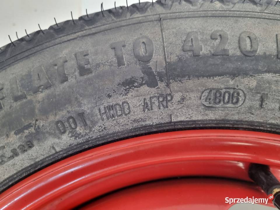KOŁO DOJAZDOWE Peugeot 207 308 12585 R16 4x108 Chełm