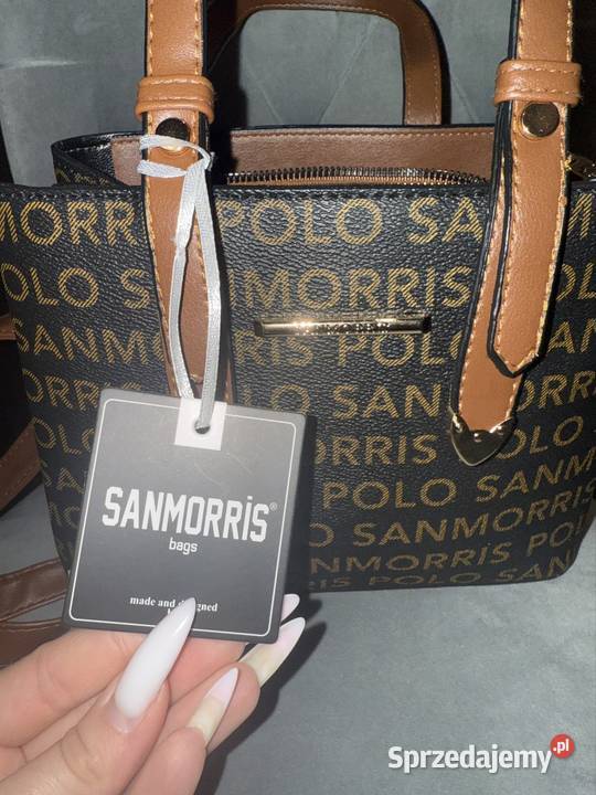 Torebka damska SANMORRIS brązowa elegancka nowa Dla kobiet śląskie Tarnowskie Góry