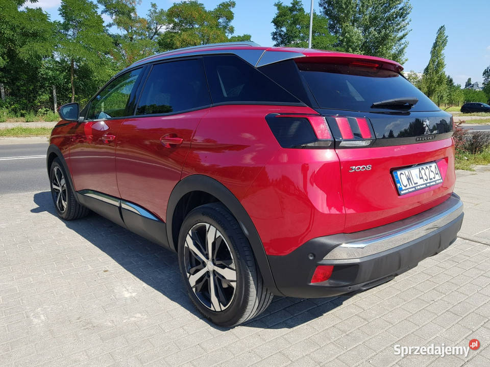 Peugeot 3008 15 HDi Automat Allure Full LED Grip nieuszkodzony 3008 Włocławek sprzedam