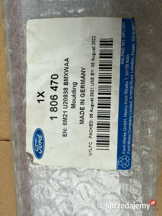 Listwa drzwi przednich prawych Ford S Galaxy osobowe sprzedam