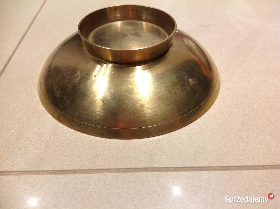 Mała Złota Patera Mosiądz inny kolor Nowa Sól sprzedam
