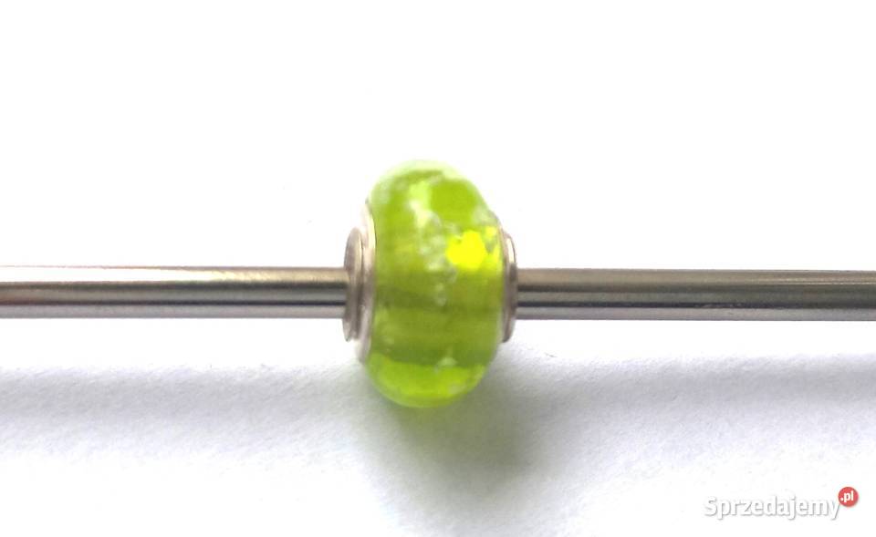 Charms zielony neon Zawieszka srebro 925 NOWE Białystok