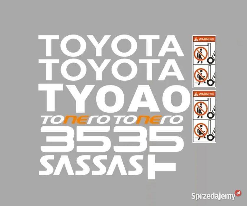 Naklejki oklejenie naklejka TOYOTA TONERO 35 Janików