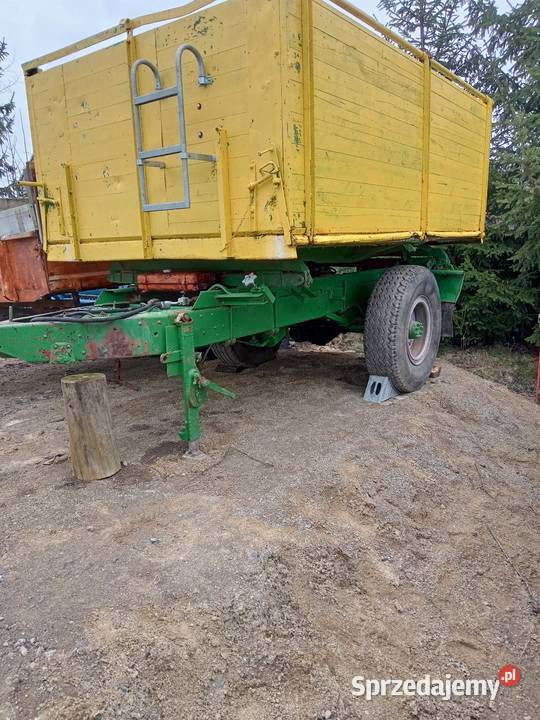 Przyczepa rolnicza 1osiowa wywrotka Łagów sprzedam