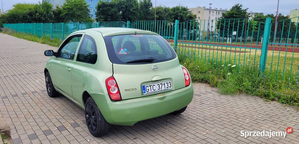Nissan Micra 12 benzyna niski przebieg długo OC nieuszkodzony pomorskie Tczew