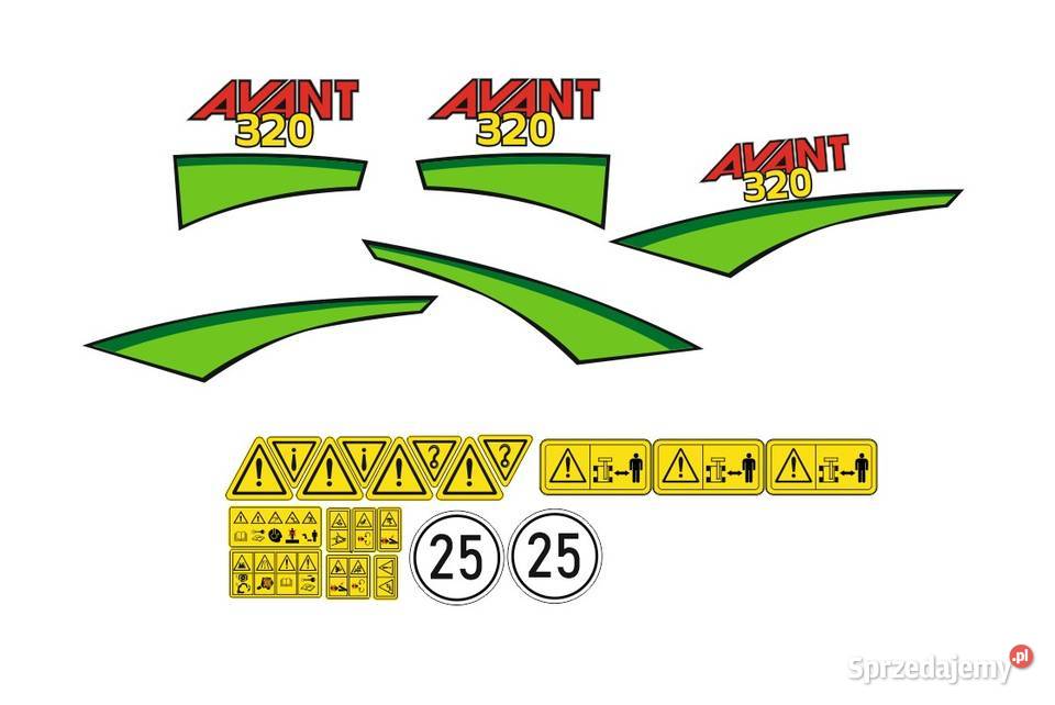 Naklejki Avant 320 super mocne zamienniki kujawsko-pomorskie