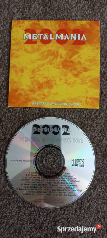 Metamania 2002 Metal Mind Productions CD Pozostałe warmińsko-mazurskie