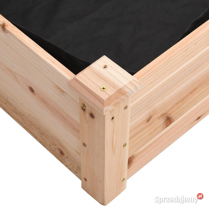 Podwyższona rabata z wyściółką 120x60x25 drewno Warszawa