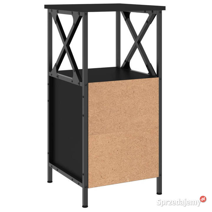 Szafka nocna czarna 34x355x70 materiał Warszawa