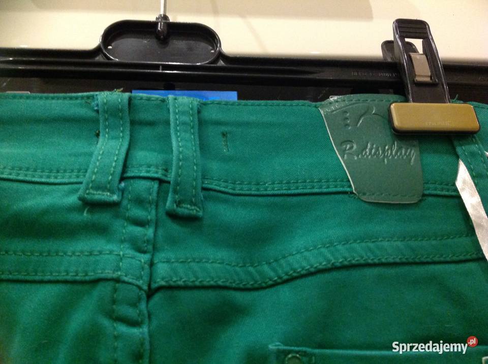 Spodnie Jeans Damskie R DISPLAY r 36 Zielone Nowa Sól
