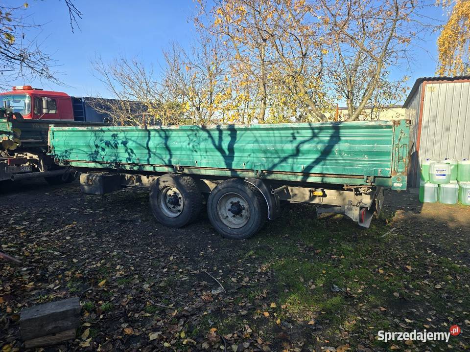 Przyczepa Tandem Niskopodwozie Wywrotka Moeslein Wieluń