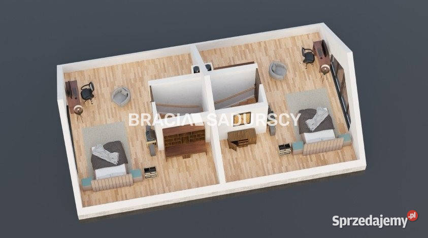 Dom bliźniak 9394m2 Kraków Koprowa mieszkalny małopolskie