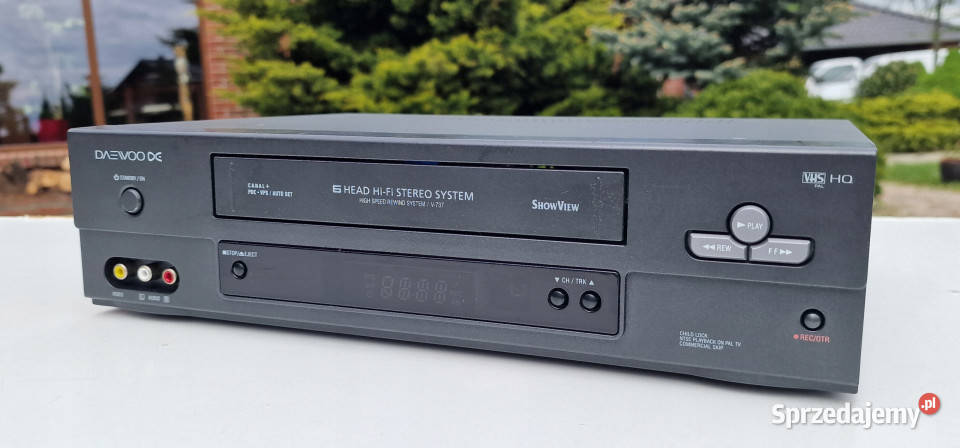 Video magnetowid Daewoo V737 V 737 VHS Magnetowidy wielkopolskie Międzychód sprzedam