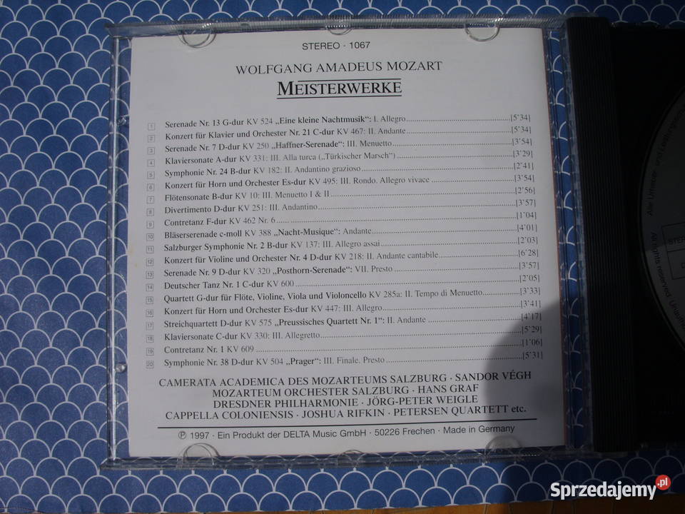 Plyta CD WA MOZART Eine kleine1997 Płyty i kasety