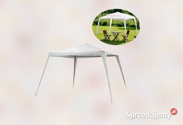 PAWILON OGRODOWY DUŻY biały SOLIDNY 3x3m Opole