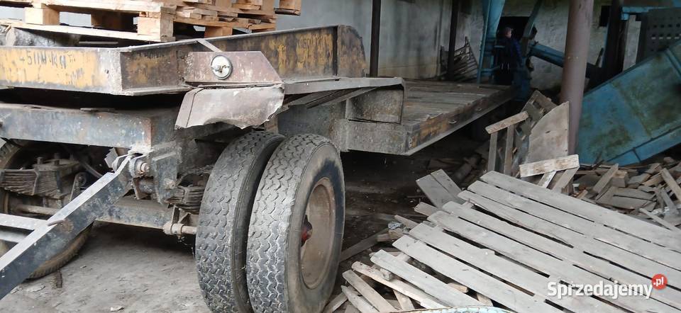 Przyczepa Pom Śrem TO 35 niskopodwoziowa laweta Opole sprzedam