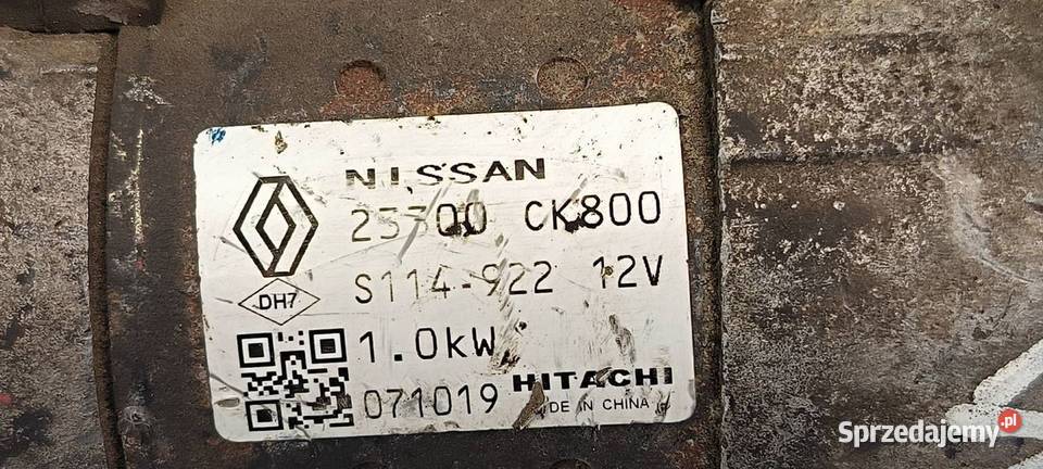 ROZRUSZNIK NISSAN 23300 CK800 Części samochodowe Lipno