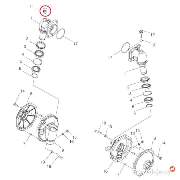 Korek M19 x 15 LS MT 125 LS MT 335 LS MT 340 LS sprzedam
