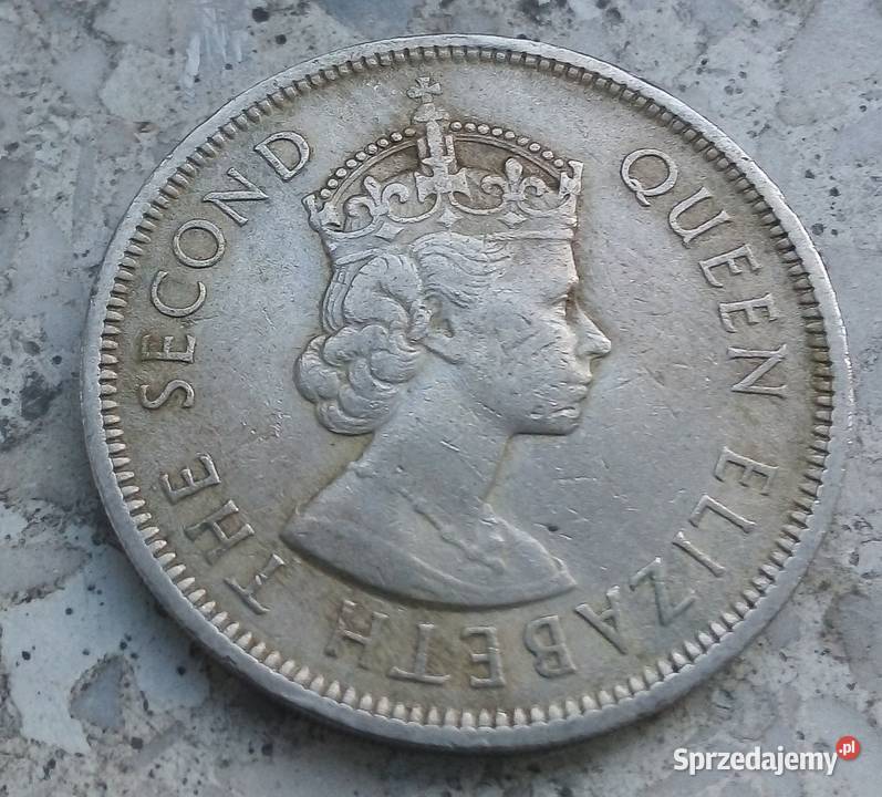 HONG KONG 1 DOLAR 1960 rHELŻBIETA Legionowo